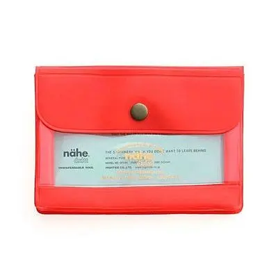 日本 HIGHTIDE Nahe系列防潑水多功能收納袋/ A7/ 紅