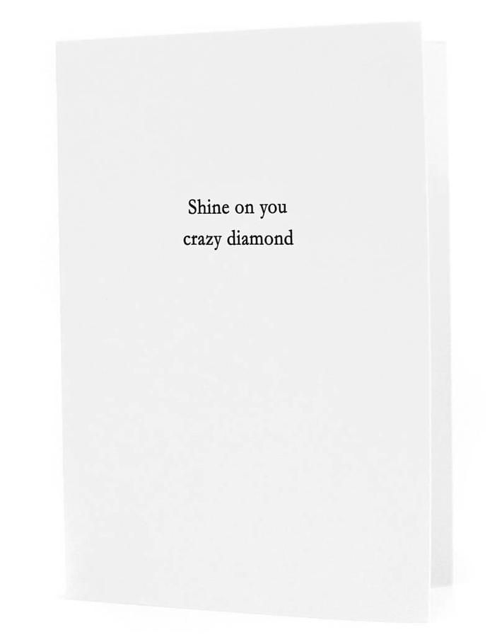 美國OBLATION搖滾語錄卡/ Diamond/ Pink Floyd