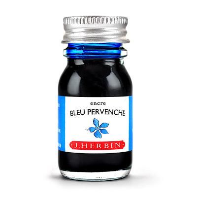 法國Jacques Herbin 10ml鋼筆沾水筆墨水/ 長春花藍