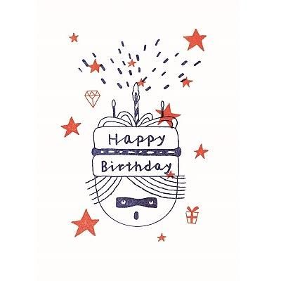 日本tegami生日卡/ CA/ 生日快樂