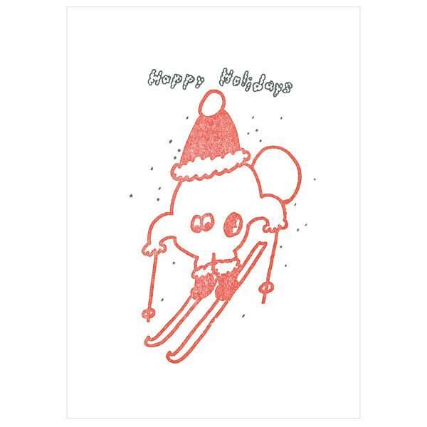 日本tegami聖誕卡/ 有坂亜由/ 快樂聖誕假期