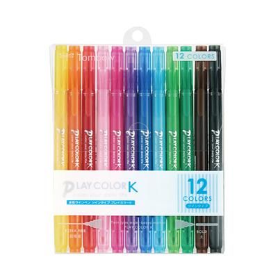 Tombow Playcolor K雙頭彩色筆/ 12色組