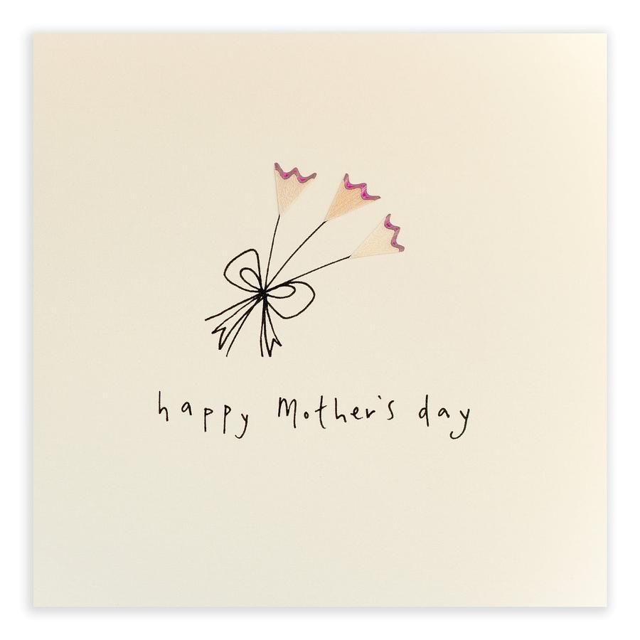 英國 Pencil Shavings 母親卡/ Flowers