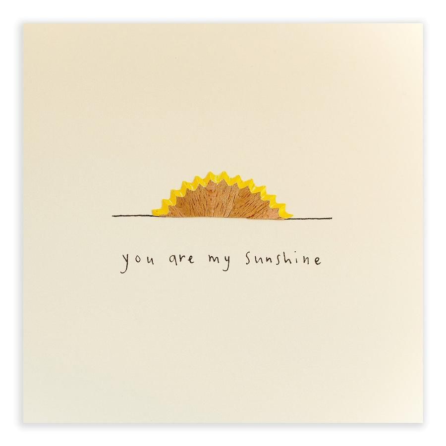 英國 Pencil Shavings 情人卡/ My Sunshine