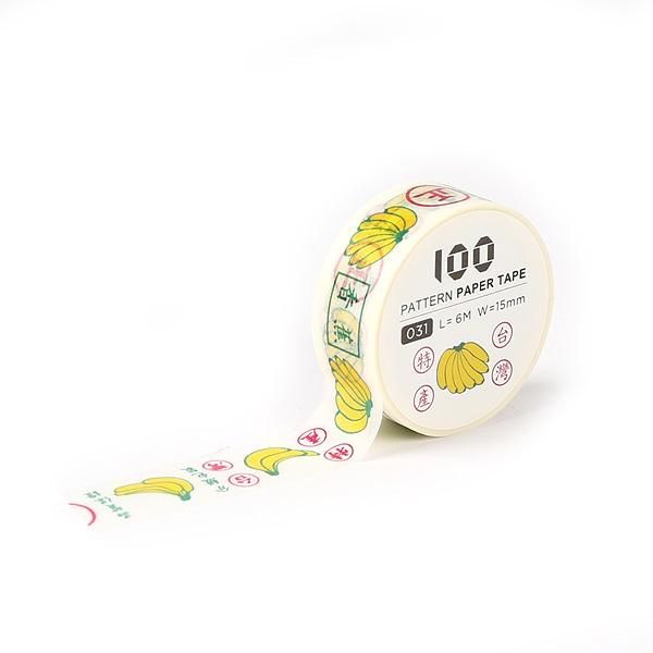 Jean 100款短米紙膠帶/ 香蕉紙箱