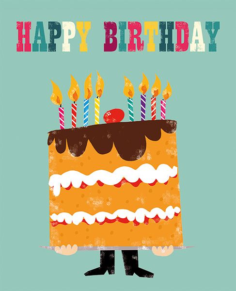 英國ART FILE 生日卡/ Ink Press/ Happy Birthday