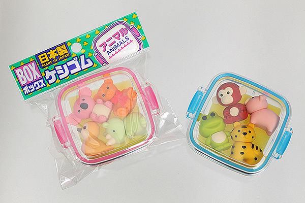 iwako方盒橡皮擦組/ 動物