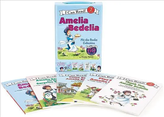 Amelia Bedelia I Can Read Box Set 1: Amelia Bedelia Hit the Books Collection (5冊合售)