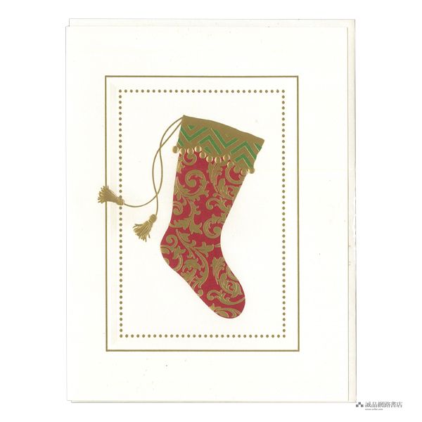 美國CRANE聖誕卡/ Fanciful Stocking Card