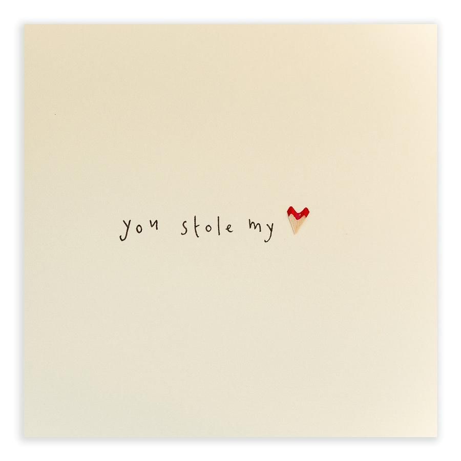 英國 Pencil Shavings 情人卡/ Stole My Heart
