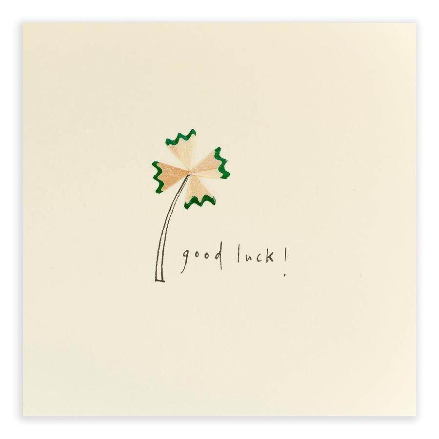 英國 Pencil Shavings 萬用卡/ Good Luck