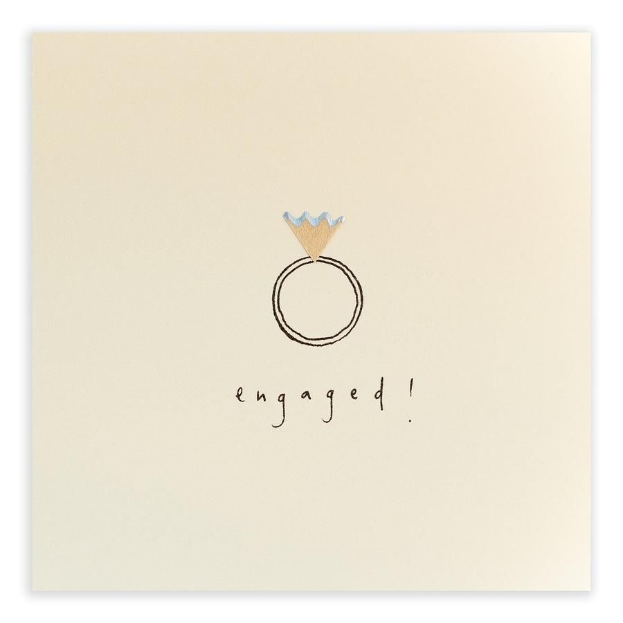 英國 Pencil Shavings 結婚賀卡/ Engaged