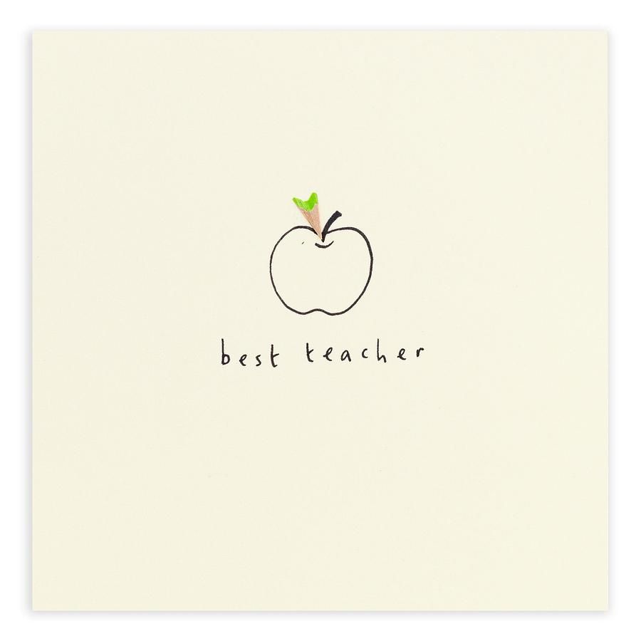 英國 Pencil Shavings 萬用卡/ Teacher Apple