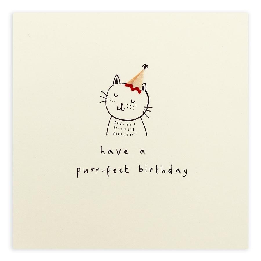 英國 Pencil Shavings 生日卡/ Birthday Purrfect
