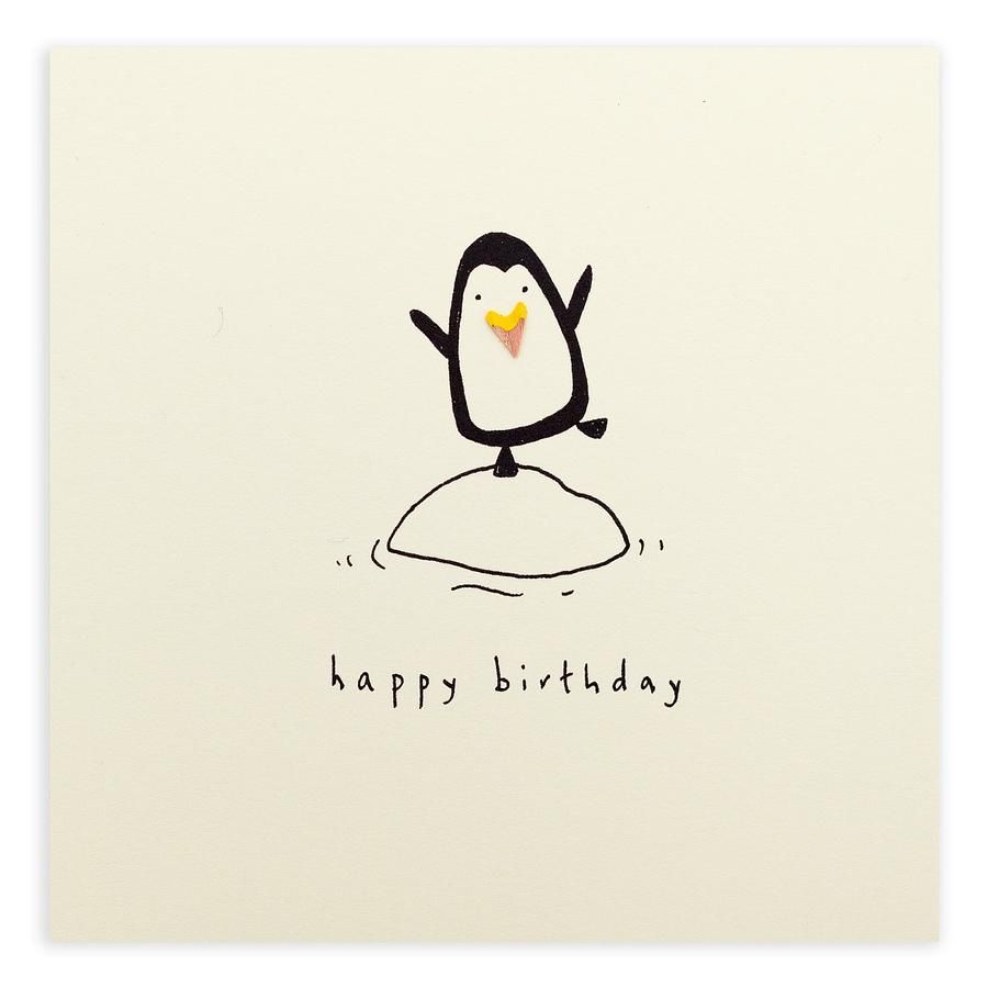 英國 Pencil Shavings 生日卡/ Birthday Penguin