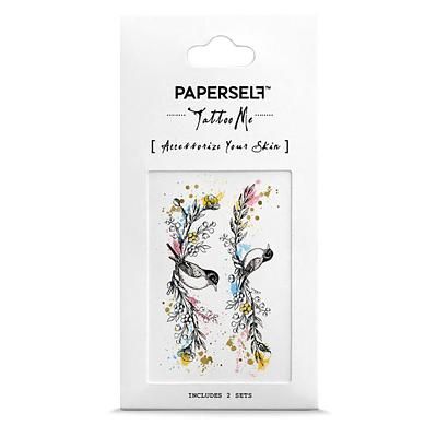 PAPERSELF刺青貼紙/ 小愛情鳥/ Mini Love Bird/ 2入