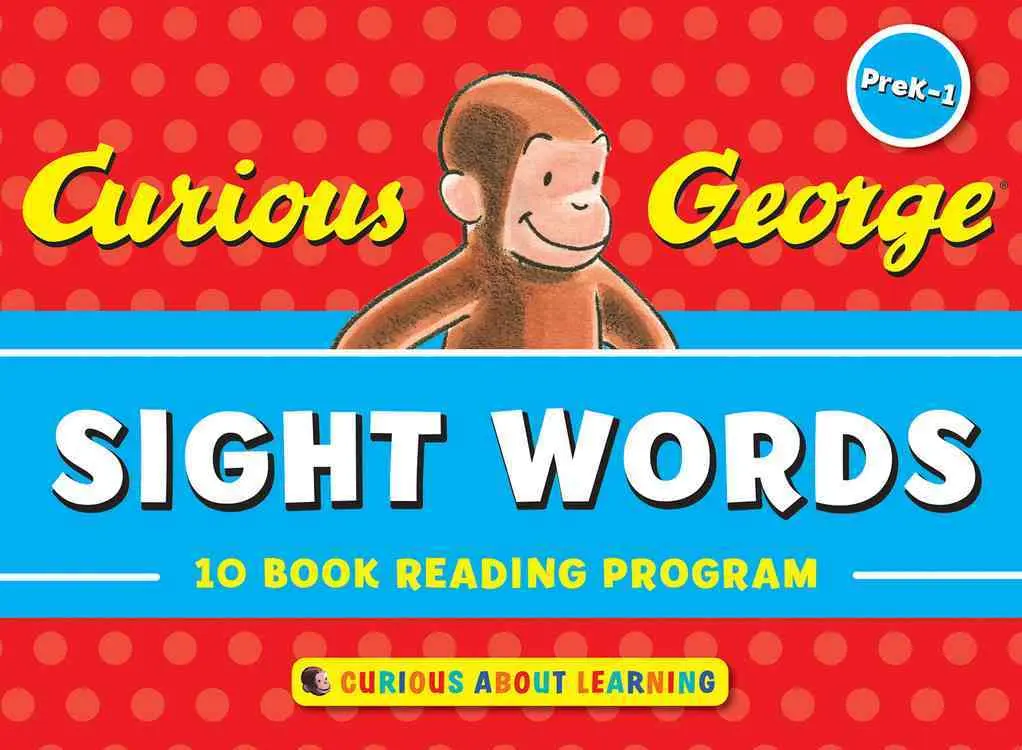 Curious George Sight Words: 10-Book Reading Program (10冊合售)