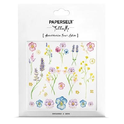 PAPERSELF刺青貼紙/ 植花室Little Garden/ 2入