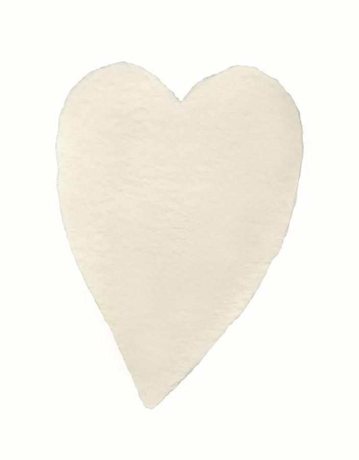 美國OBLATION毛邊卡/ Heart/ 小/ Single Shape