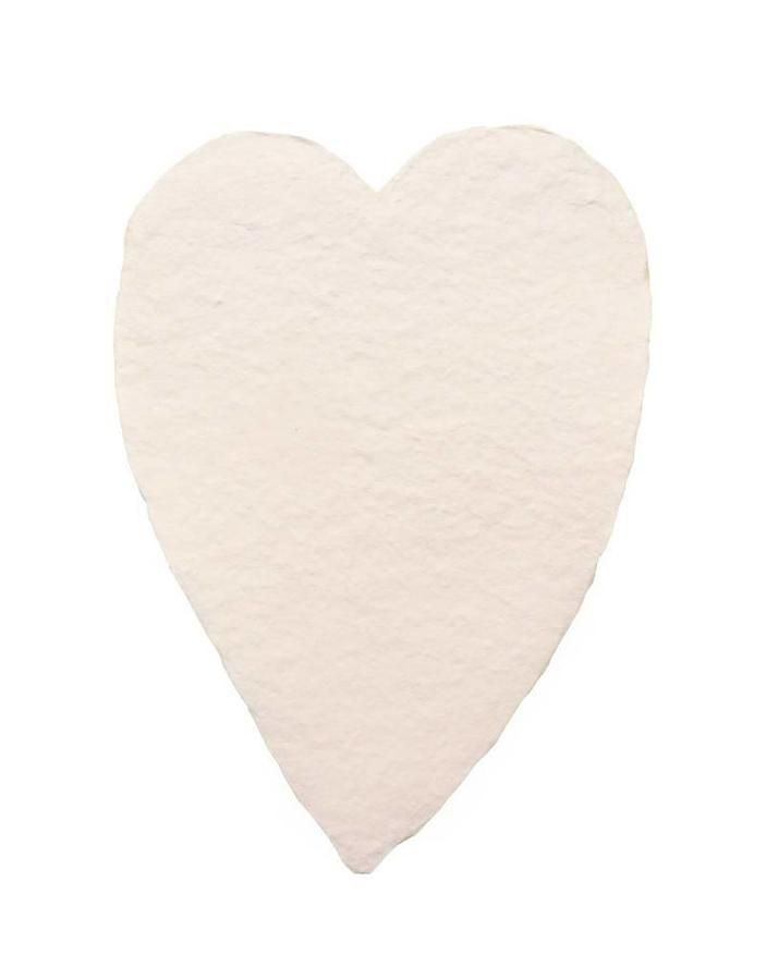 美國OBLATION毛邊卡/ Heart Pink/ 小/ Single Shape
