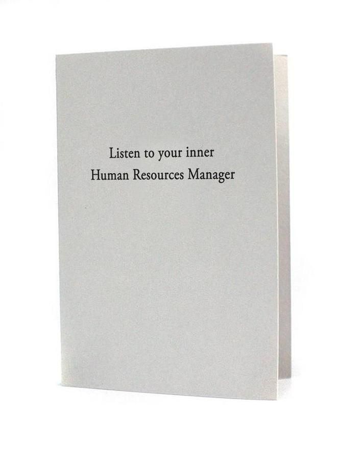 美國OBLATION Hat+Wig+Glove Co.卡片/ Human Resources