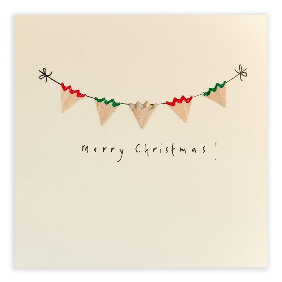 英國 Pencil Shavings 聖誕卡/ Bunting
