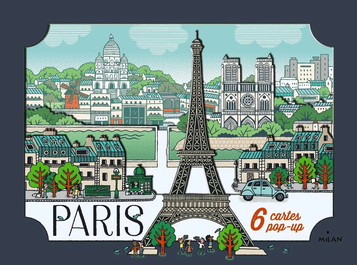 Paris: 6 Cartes Pop-up