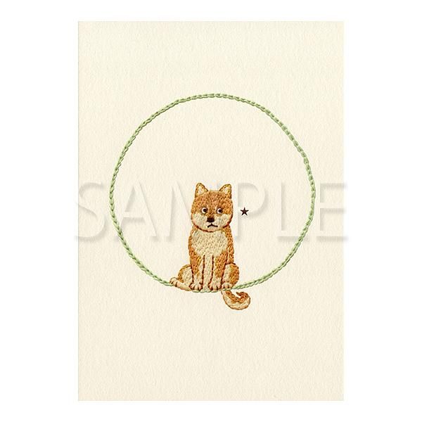 【誠品獨家】日本7 days cards 明信片/ 圓圈與柴犬