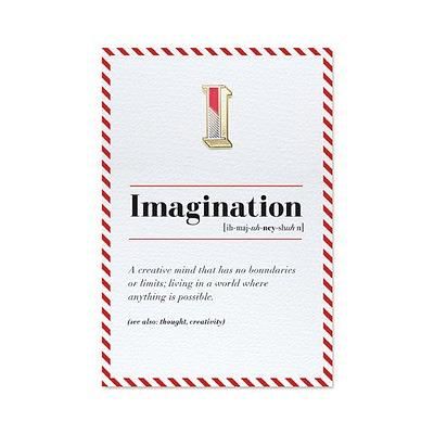 PAPERSELF琺瑯徽章卡/ I / Imagination