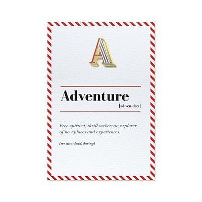 PAPERSELF琺瑯徽章卡/ A/ Adventure