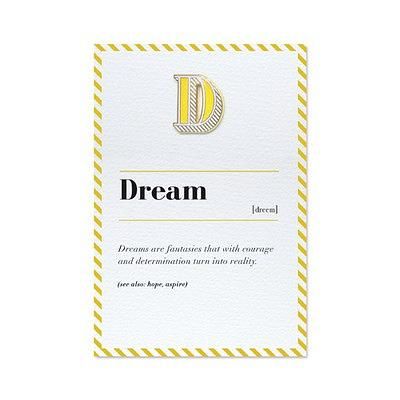 PAPERSELF琺瑯徽章卡/ D/ Dream