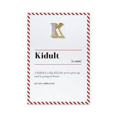 PAPERSELF琺瑯徽章卡/ K/ Kidult