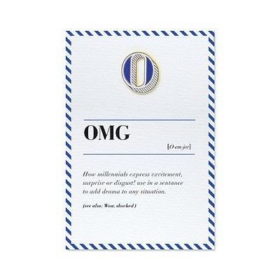 PAPERSELF琺瑯徽章卡/ O/ OMG
