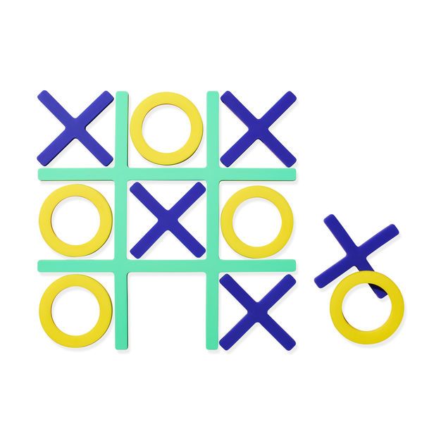 美國 MoMA 圈圈叉叉 杯墊鍋墊組/ 冷色系組