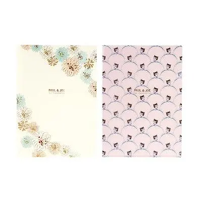 日本 PAUL & JOE La Papeterie A4 L夾組/菊花 & 貓/ 2入
