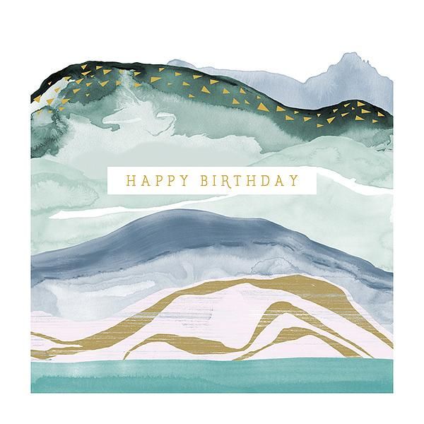英國ART FILE 生日卡/ Natural Phenomenon/ Happy Birthday