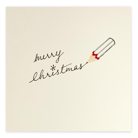 英國 Pencil Shavings 聖誕卡/ Christmas Pencil