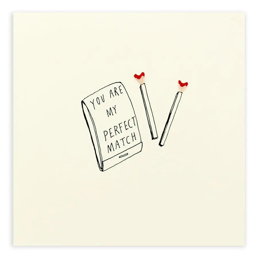 英國 Pencil Shavings 情人卡/ Valentine Perfect Match