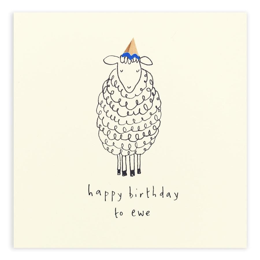 英國 Pencil Shavings 生日卡/ Birthday Ewe