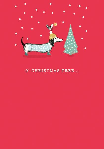 英國ART FILE聖誕卡/ Frank, Tree, Robin