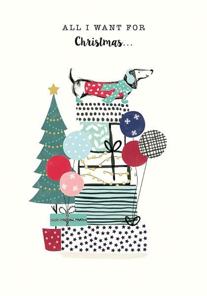 英國ART FILE聖誕卡/ All I Want for Xmas