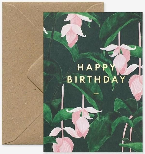 ALL THE WAYS TO SAY生日卡/ Happy Birthday Medinilla生日寶蓮花