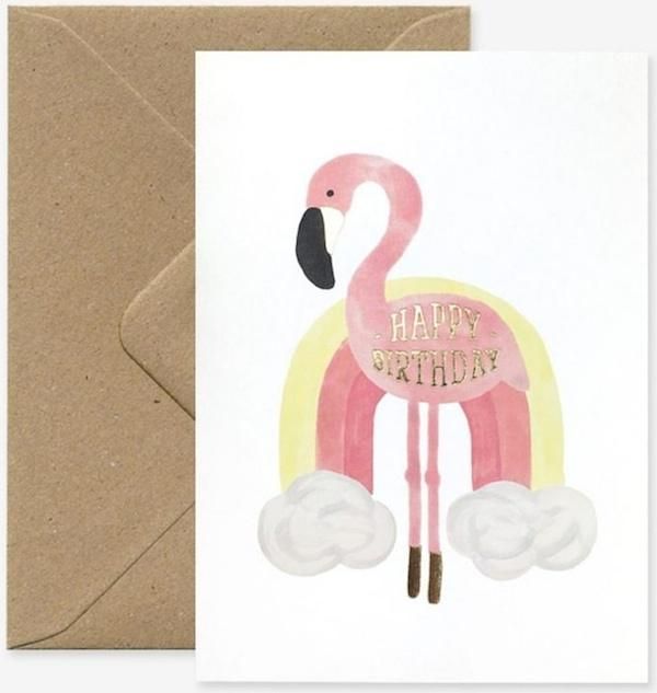 ALL THE WAYS TO SAY生日卡/ Happy Birthday Flamingo生日快樂紅鶴