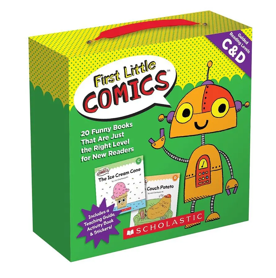 First Little Comics Parent Pack Levels C & D: 20 Funny Books that are Just the Right Level for New Readers (20冊合售)