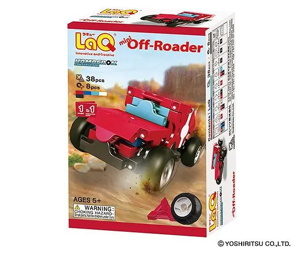 LaQ Q版越野車/ 38pcs+8pcs