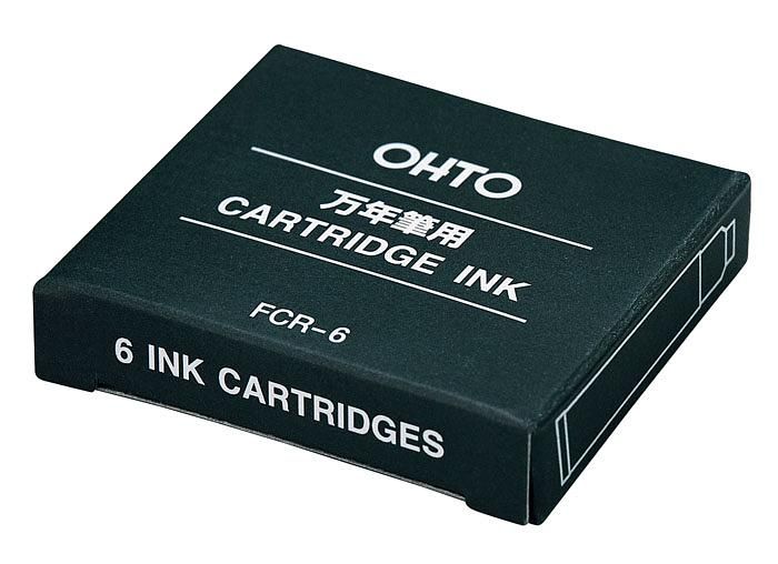 OHTO鋼筆專用墨水/ 6入/ 黑色