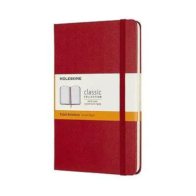 MOLESKINE經典硬殼筆記本/ M型/ 橫線/ 紅