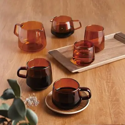 KINTO Sepia琥珀色玻璃下壺/ 600ml