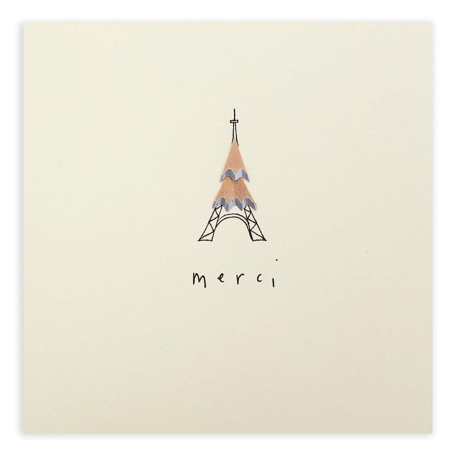 英國 Pencil Shavings 感謝卡/ Merci