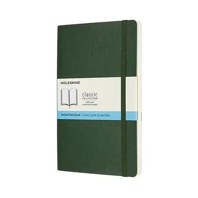 MOLESKINE經典筆記本/ 軟皮/ L型/ 點線/ 綠